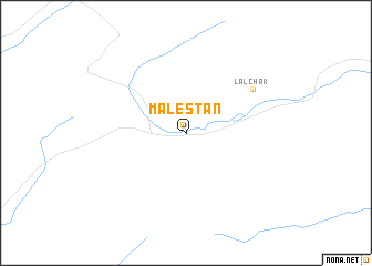 map of Mālestān