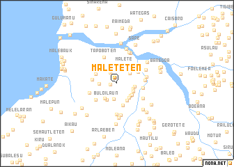 map of Maleteten