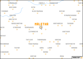 map of Maletha