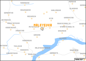 map of Maleyevka
