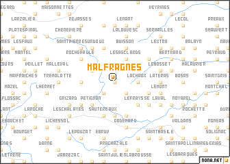 map of Malfragnes