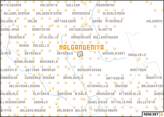 map of Malgandeniya