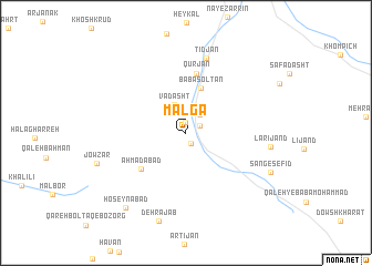 map of Malgā