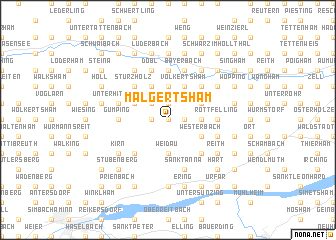 map of Malgertsham