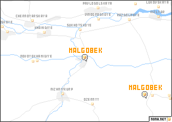 map of Malgobek