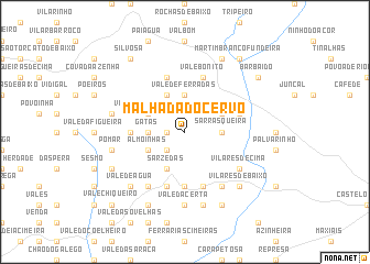 map of Malhada do Cervo