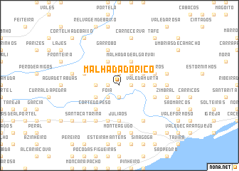 map of Malhada do Rico