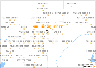 map of Malhada Quente