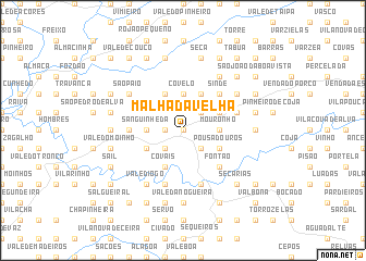 map of Malhada Velha
