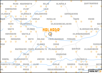 map of Malhada