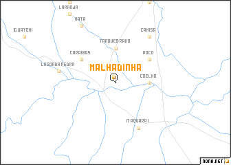 map of Malhadinha