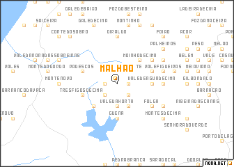 map of Malhão