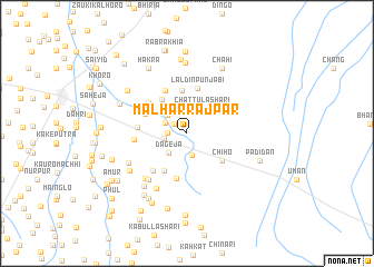 map of Malhār Rājpar