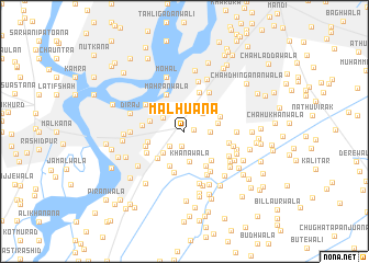 map of Malhuāna