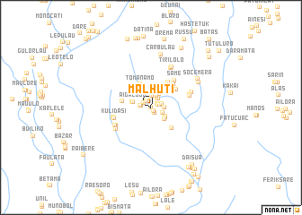 map of Malhuti