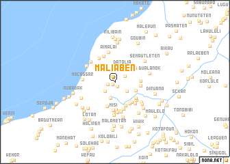 map of Maliaben
