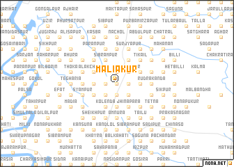 map of Maliākur