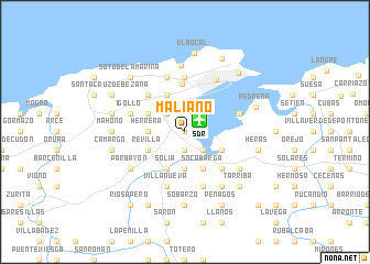 map of Maliaño