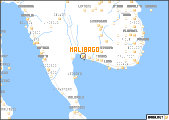 map of Malibago