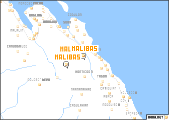 map of Malibas