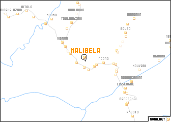 map of Malibéla