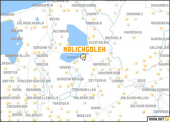 map of Malīch Goleh