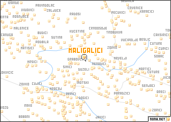 map of Mali Galići