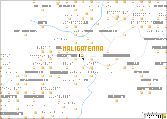 map of Maligatenna