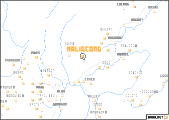 map of Maligcong