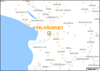 map of (( Mal i Kakariqit ))