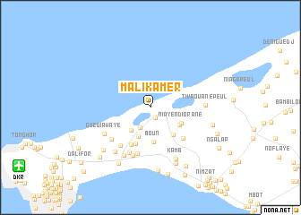map of Malika-Mer