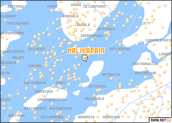 map of Malik Arāīn