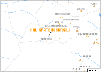 map of Malik Fateh Khān Kili