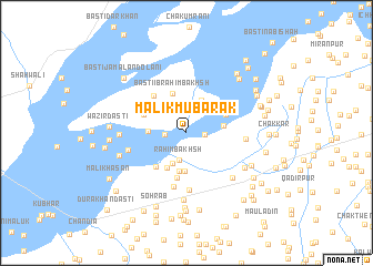 map of Malik Mubārak