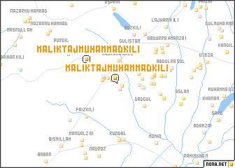 map of Malik Tāj Muhammad Kili