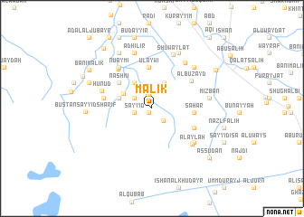 map of Mālik