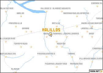 map of Malillos