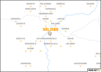 map of Malimba