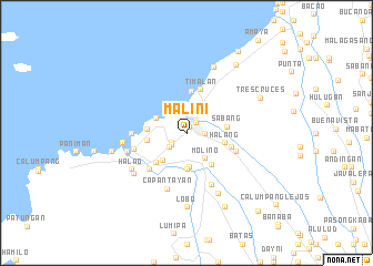 map of Malini