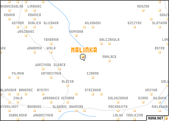 map of Malinka