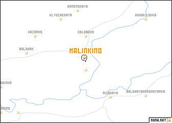 map of Malinkino