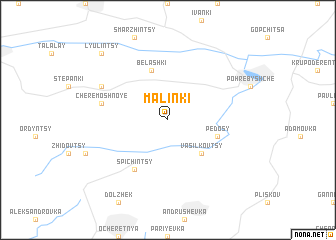 map of Malinki