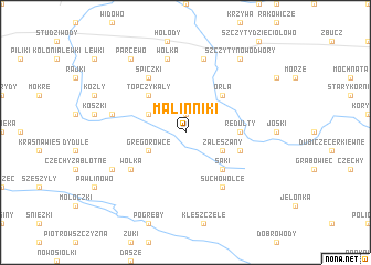 map of Malinniki