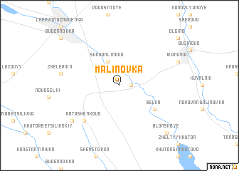 map of Malinovka