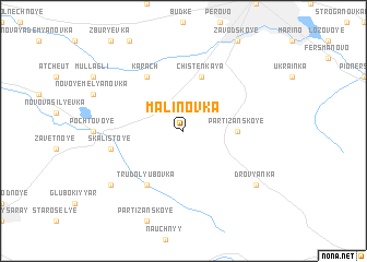 map of Malinovka