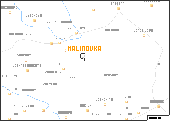 map of Malinovka