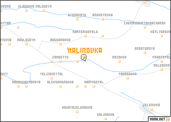 map of Malinovka