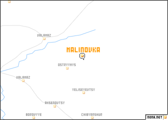 map of Malinovka