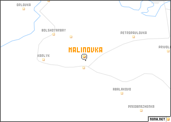 map of Malinovka