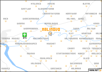 map of Malinovo